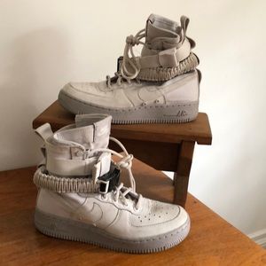 Nike air nylon and leather